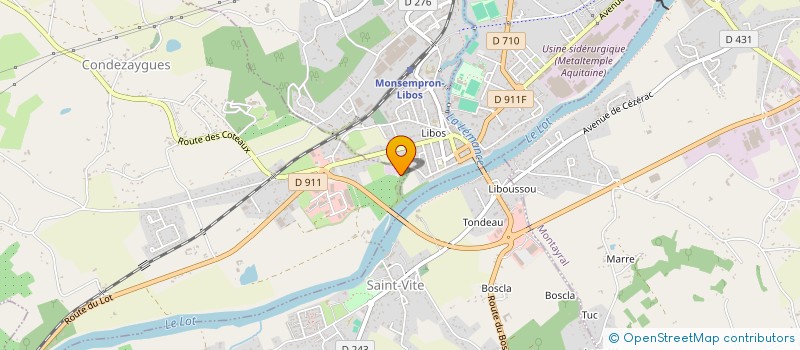 localisation de l'entreprise TIPHAINE  CONDEZAYGUES