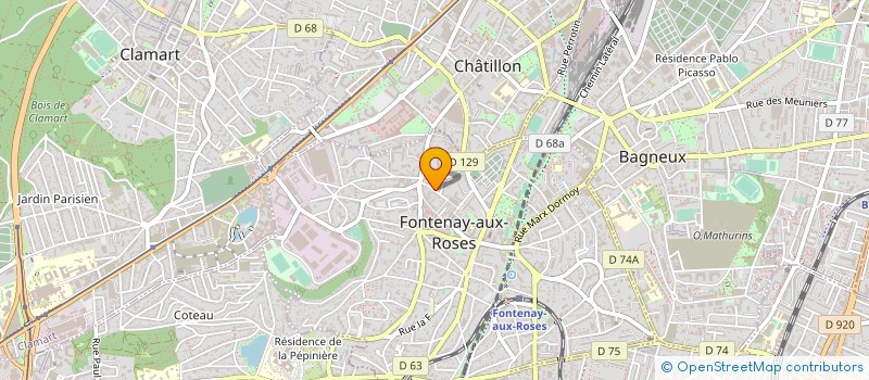 localisation de l'entreprise TIPHAINE CHOCOLAT à FONTENAY-AUX-ROSES