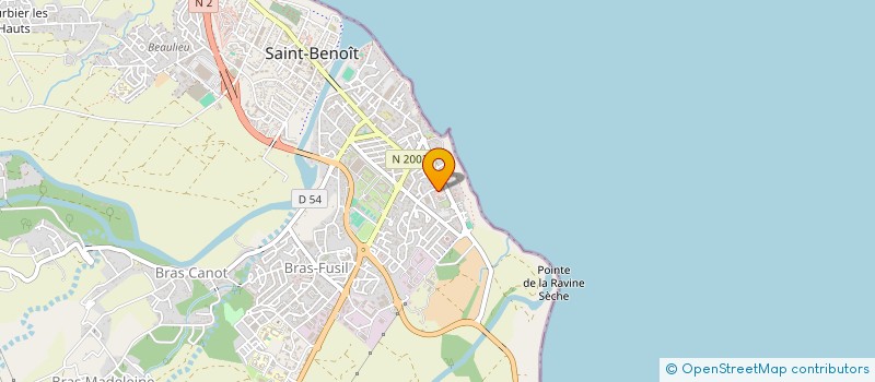 localisation de l'entreprise TIPHANY SERVICE T.S.  SAINT-BENOIT