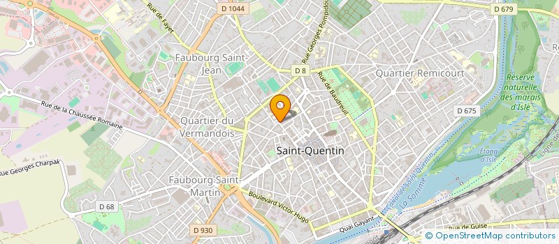 localisation de l'entreprise TIPHEX à SAINT-QUENTIN