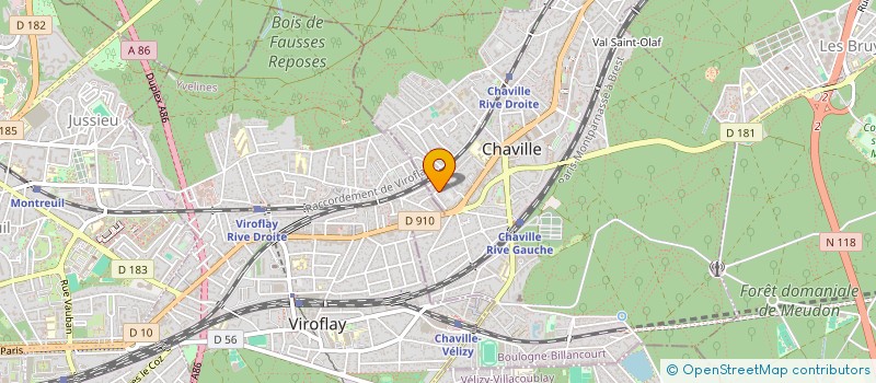 localisation de l'entreprise TIPI à CHAVILLE