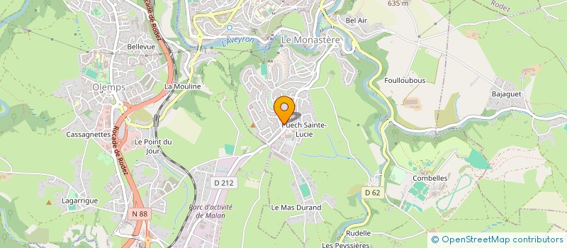 localisation de l'entreprise TIPI 81  LE MONASTERE