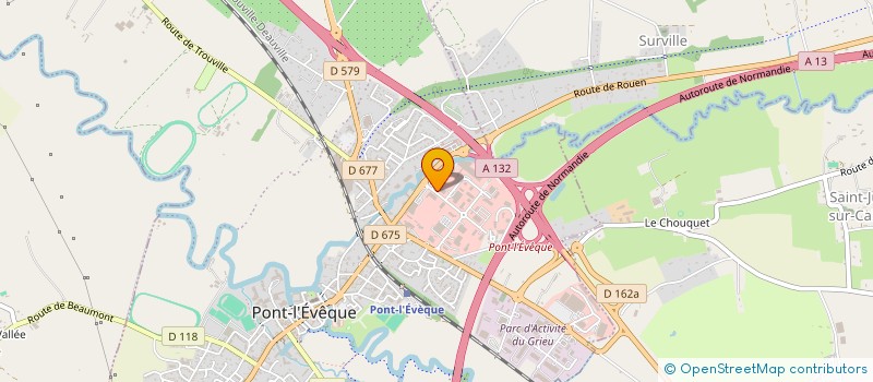 localisation de l'entreprise TIPIAK PANIFICATION  PONT L'EVEQUE