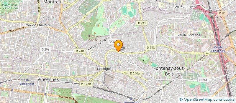 localisation de l'entreprise TIPIC à FONTENAY-SOUS-BOIS