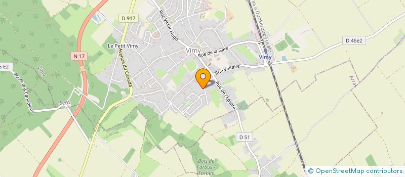 localisation de l'entreprise TIPIC à VIMY