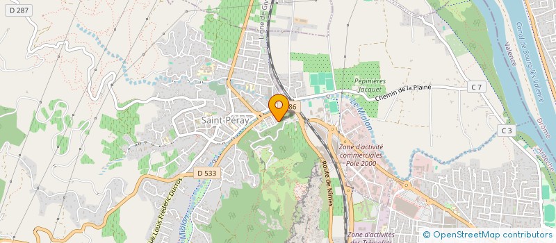 localisation de l'entreprise TIPIKAN ST PERAY à SAINT-PERAY
