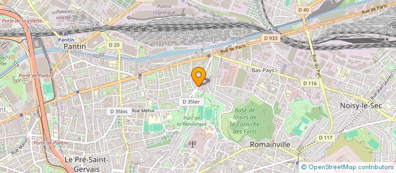 localisation de l'entreprise TIPIS VOLANTS à PANTIN