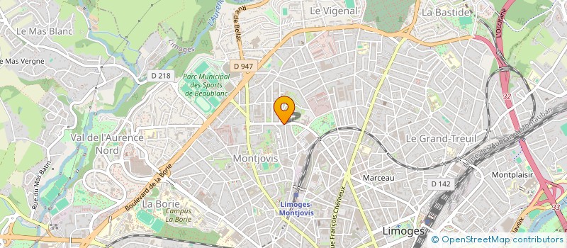 localisation de l'entreprise TIPIZ' PIZZA à LIMOGES