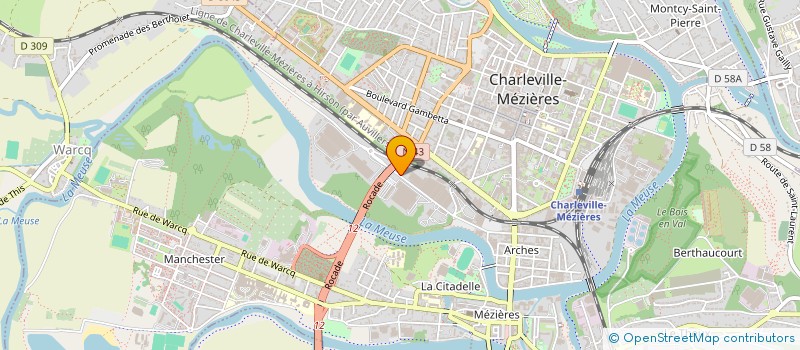 localisation de l'entreprise TIPMC à CHARLEVILLE-MEZIERES