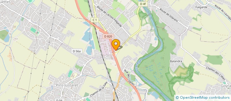 localisation de l'entreprise TIPOLINO PIZZAS  PINS-JUSTARET