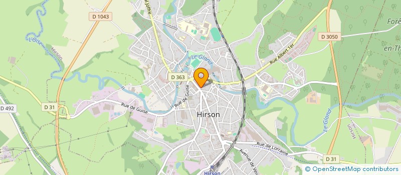 localisation de l'entreprise TIPOLOU  HIRSON