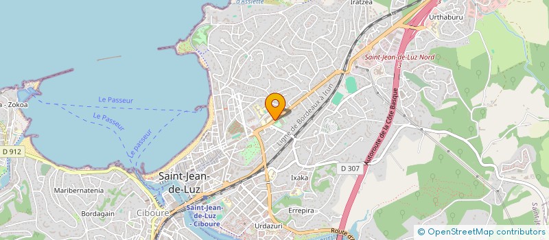 localisation de l'entreprise TIPOTA à SAINT-JEAN-DE-LUZ