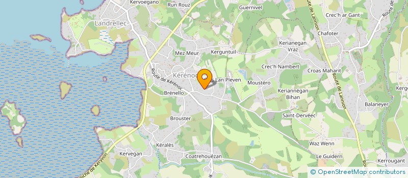 localisation de l'entreprise TIPRENN  PLEUMEUR-BODOU