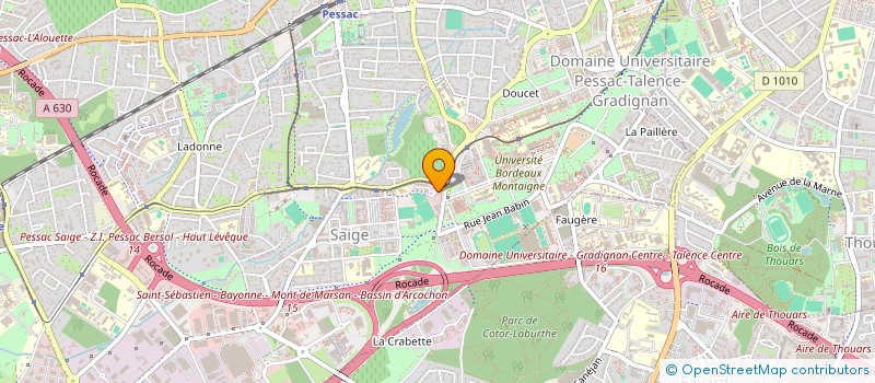 localisation de l'entreprise TIPTAPTAPE SPORTS à PESSAC