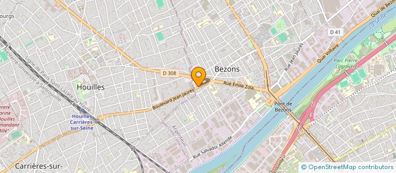 localisation de l'entreprise TIPTEC  BEZONS