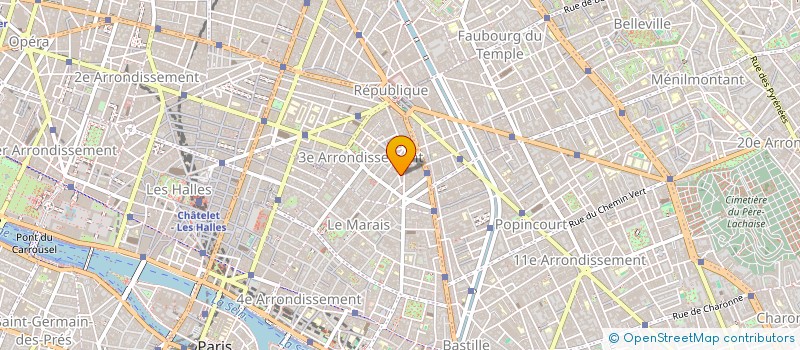 localisation de l'entreprise TIPTOE à PARIS