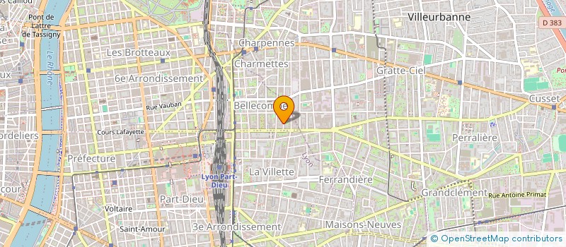 localisation de l'entreprise TIPTOE à LYON
