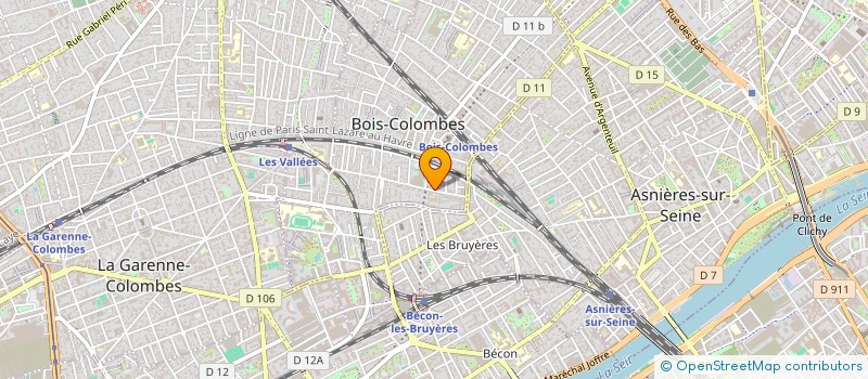 localisation de l'entreprise TIPY à BOIS-COLOMBES