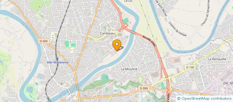 localisation de l'entreprise TIQA à ALBI