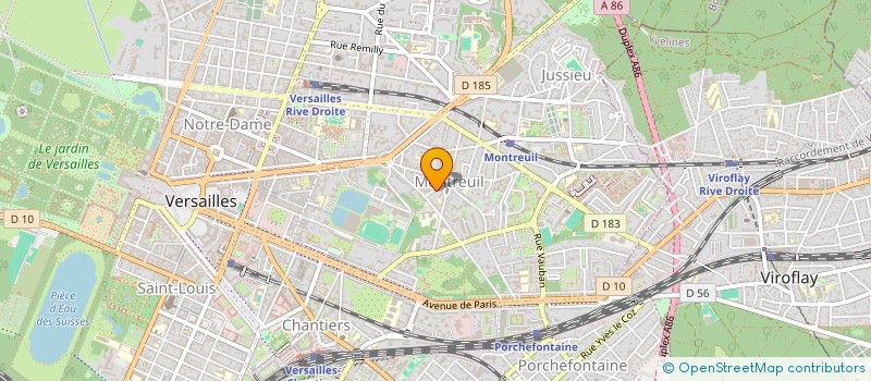 localisation de l'entreprise TIQUENLUA à VERSAILLES