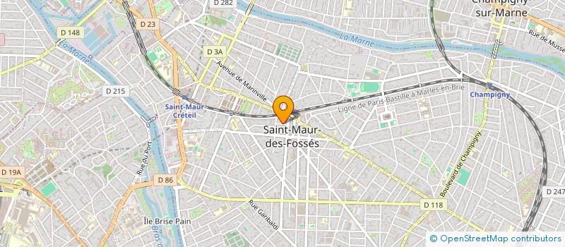 localisation de l'entreprise TIQUETORTE à SAINT-MAUR-DES-FOSSES