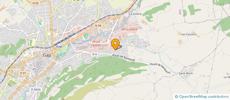 localisation de l'entreprise TIR CLUB ALPIN à GAP
