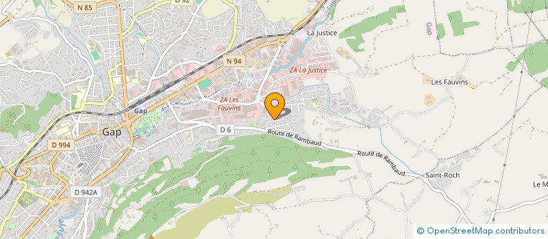 localisation de l'entreprise TIR CLUB ALPIN à GAP