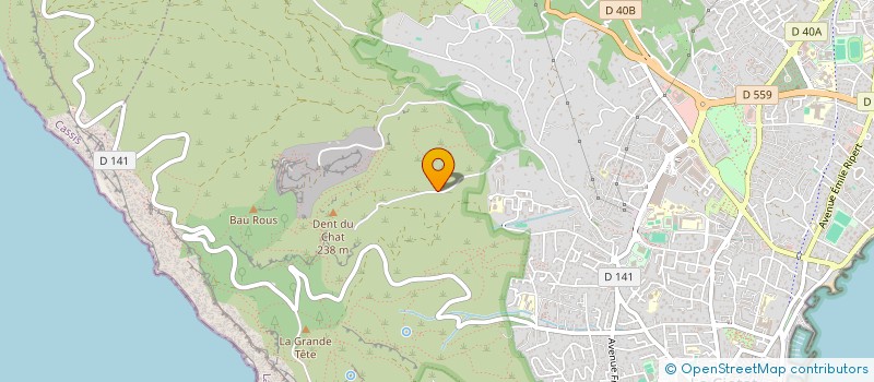 localisation de l'entreprise TIR CLUB CIOTADEN  LA CIOTAT