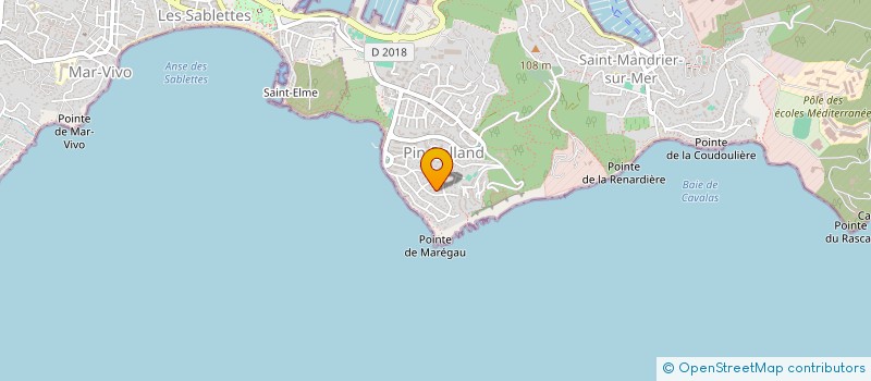 localisation de l'entreprise TIR CLUB DE LA PRESQU'ILE  SAINT-MANDRIER-SUR-MER