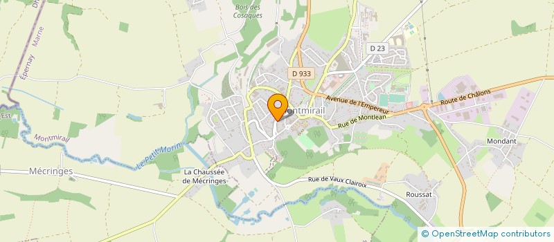 localisation de l'entreprise TIR-CLUB-MONTMIRAIL  MONTMIRAIL