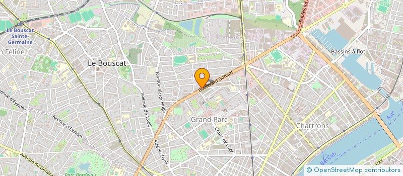 localisation de l'entreprise TIR GROUPE  LE BOUSCAT