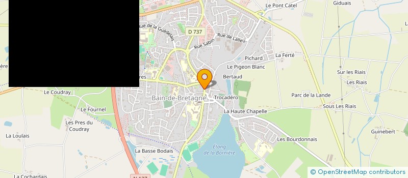 localisation de l'entreprise TIR LIRE  BAIN-DE-BRETAGNE