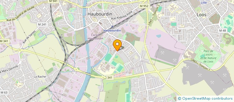 localisation de l'entreprise TIR METROPOLE NORD HAUBOURDIN à HAUBOURDIN