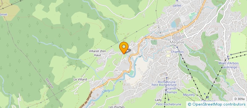 localisation de l'entreprise TIR MIR à MEGEVE