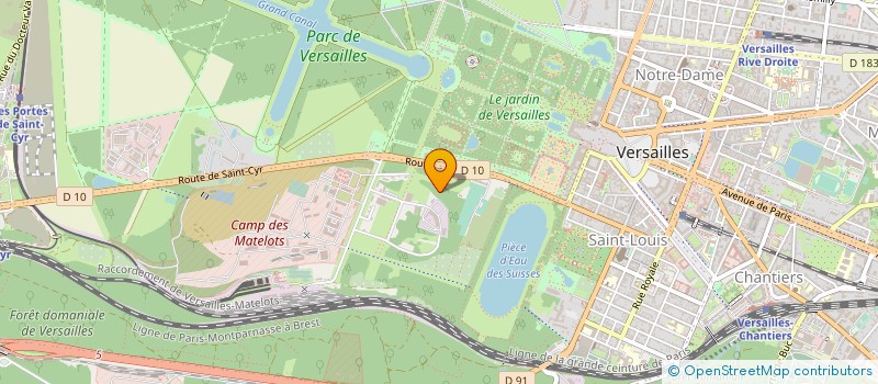 localisation de l'entreprise TIR NATIONAL DE VERSAILLES à VERSAILLES