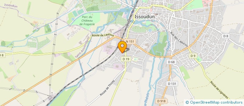 localisation de l'entreprise TIR OLYMPIQUE ISSOLDUNOIS à ISSOUDUN