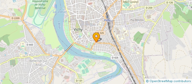 localisation de l'entreprise TIR SPORT LOISIRS à VICHY