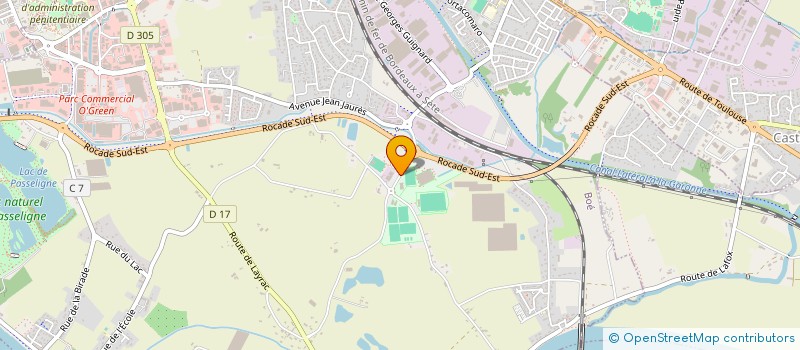 localisation de l'entreprise TIR SPORTIF AGENAIS  BOE