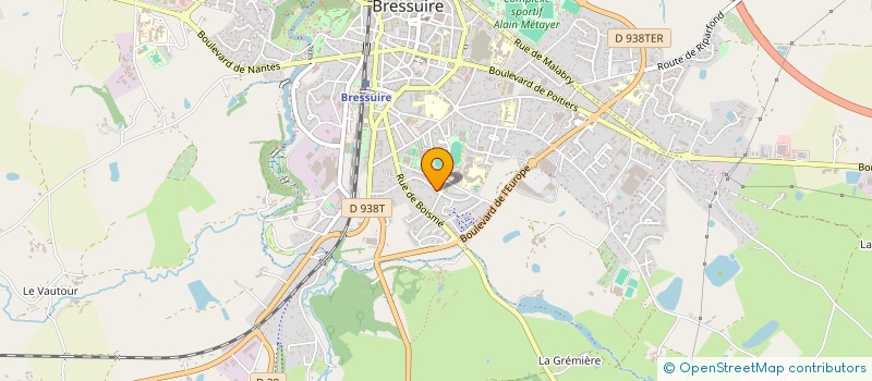 localisation de l'entreprise TIR SPORTIF BRESSUIRAIS  BRESSUIRE