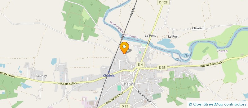 localisation de l'entreprise TIR SPORTIF CHABRIS à CHABRIS
