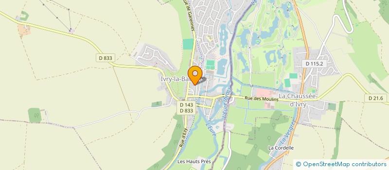 localisation de l'entreprise TIR SPORTIF D'IVRY LA BATAILLE  IVRY-LA-BATAILLE