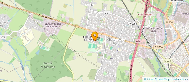 localisation de l'entreprise TIR SPORTIF DE CHATENOY LE ROYAL à CHATENOY-LE-ROYAL