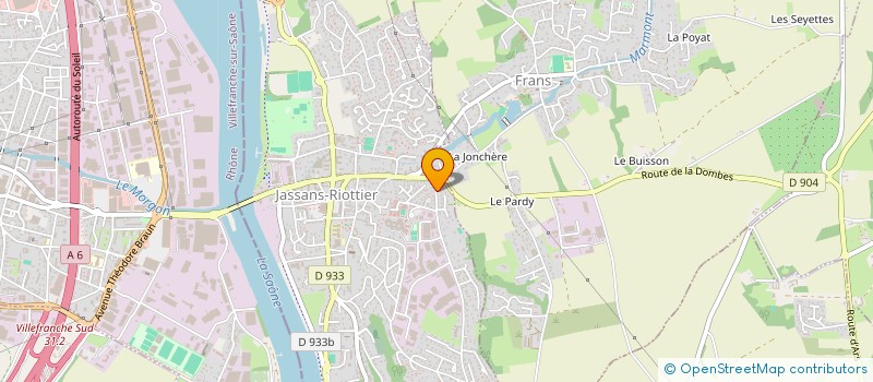 localisation de l'entreprise TIR SPORTIF DE JASSANS à JASSANS-RIOTTIER