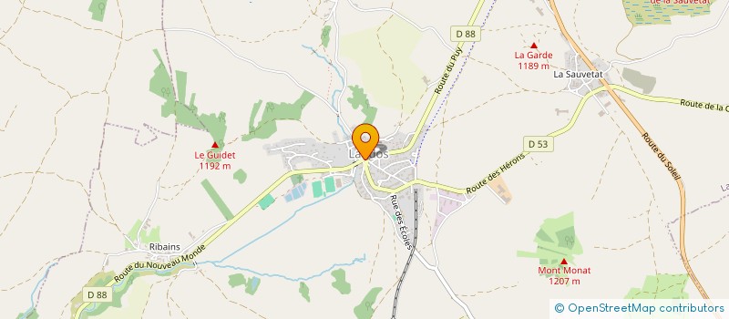 localisation de l'entreprise TIR SPORTIF LANDOSSIEN  LANDOS