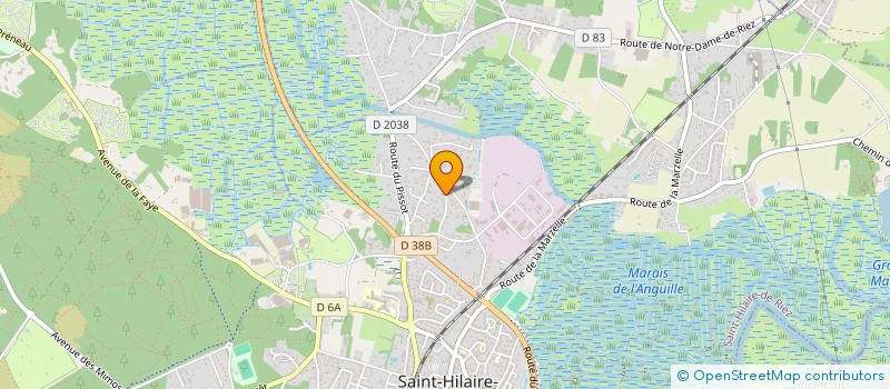 localisation de l'entreprise TIR ZONE à SAINT-HILAIRE-DE-RIEZ