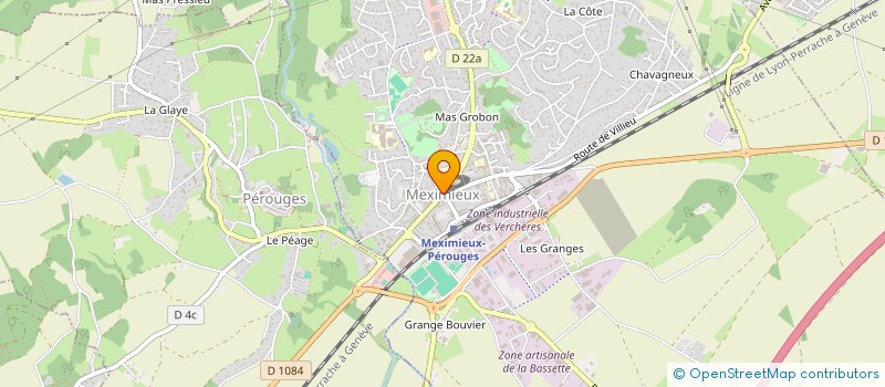 localisation de l'entreprise TIRABOSCHI-ROYER à MEXIMIEUX