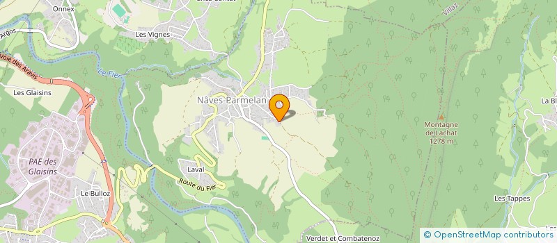 localisation de l'entreprise TIRABOSCHI SANDRINE ET STEPHANE  NAVES-PARMELAN