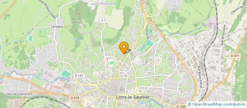 localisation de l'entreprise TIRAGE à LONS-LE-SAUNIER