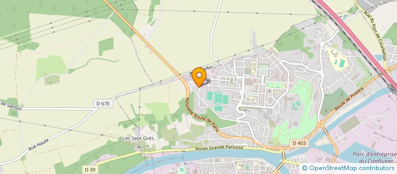 localisation de l'entreprise TIRAGE BATIMENT  CHILLY-MAZARIN