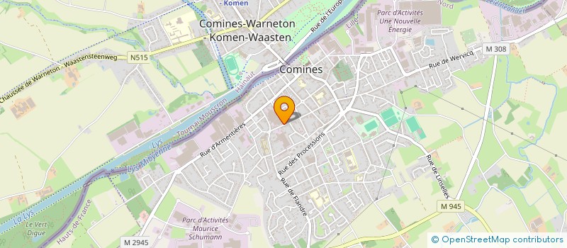 localisation de l'entreprise TIRAK à COMINES